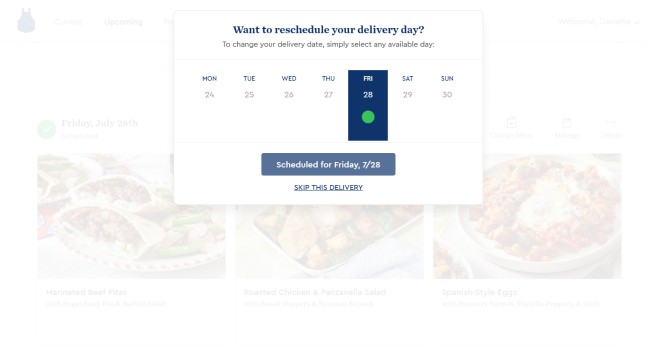 blue apron delivery company