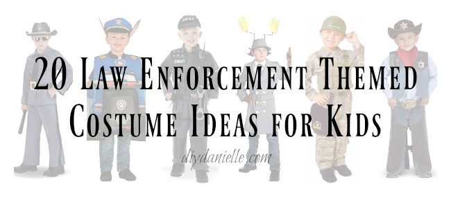 Police Themed Costumes that Kids Will LOVE!
