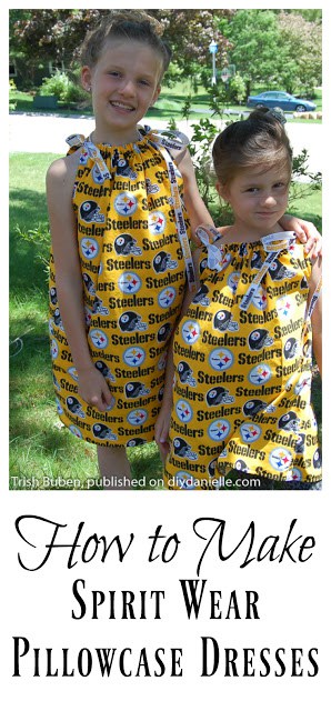Sew an Easy Pillowcase Dress for Football Season!