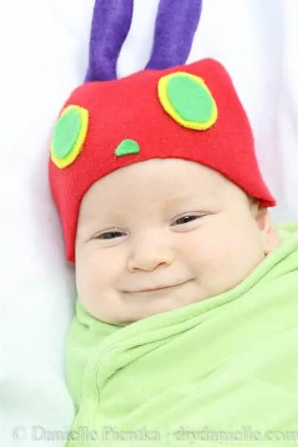 The Very Hungry Caterpillar: DIY Costume for a Newborn
