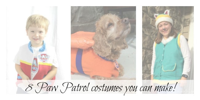 Dog costume paw outlet patrol