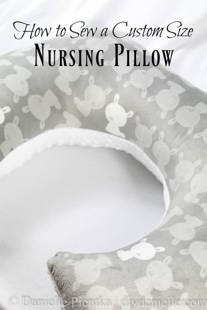 DIY Custom Breastfeeding Pillow