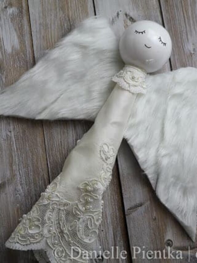 How to Make a Tree Angel from a Wedding Dress