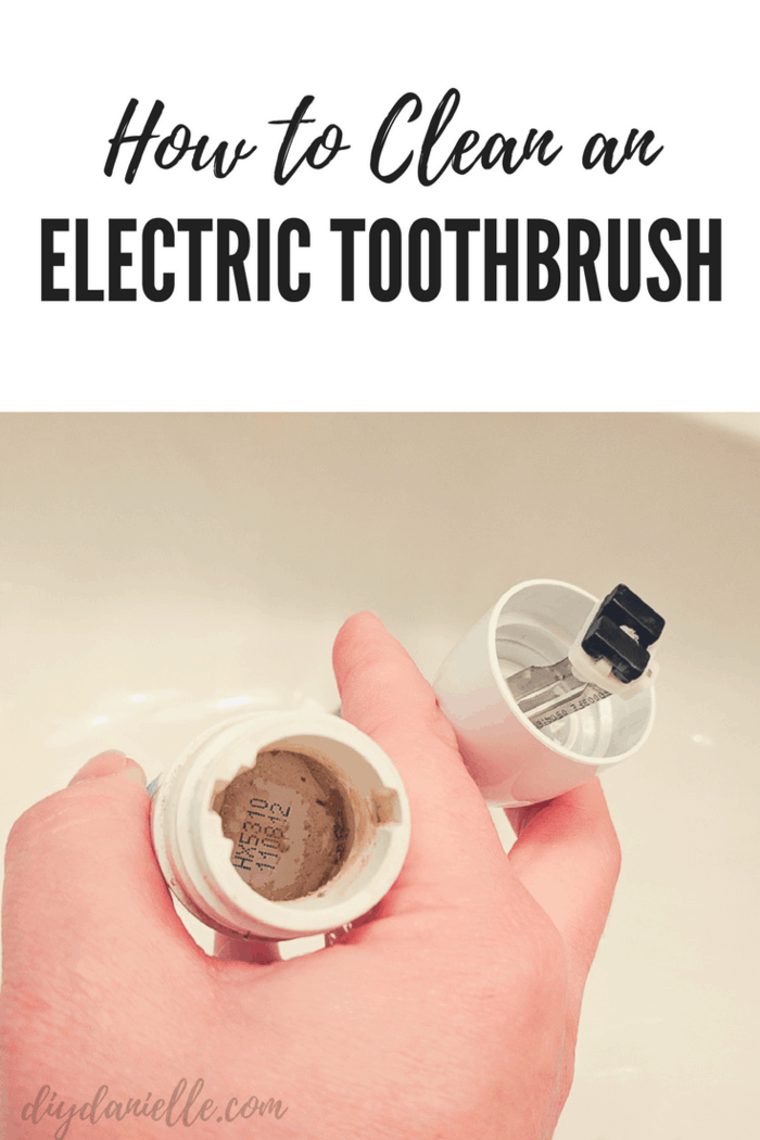 How To Clean An Electric Toothbrush - DIY Danielle®