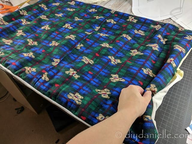 Diy fleece 2025 cage liner