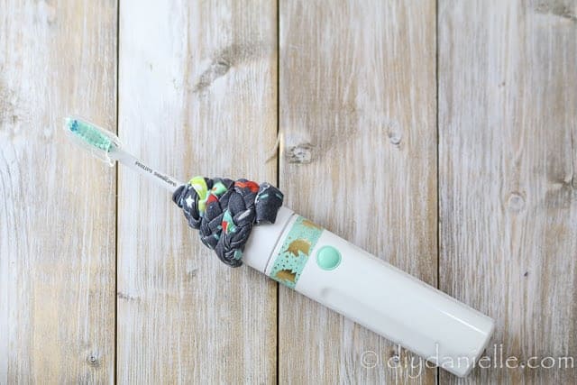 DIY electric toothbrush cover.