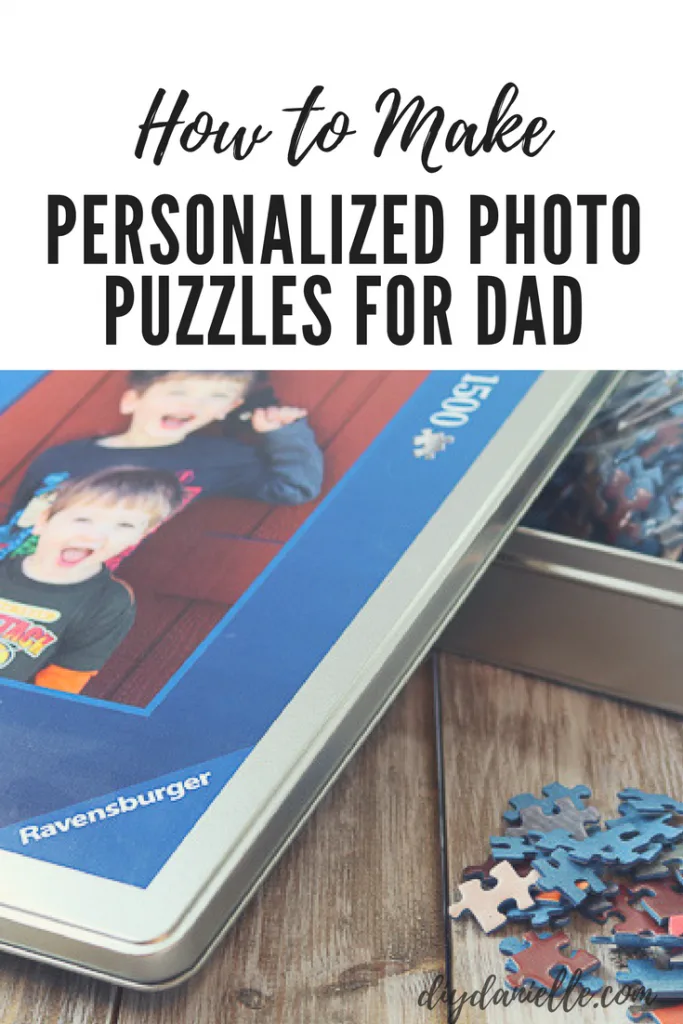 Easy customized photo puzzles for Father's Day gifts.