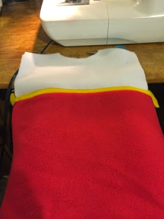 How to cut your fabric for your Ryder Paw Patrol vest.