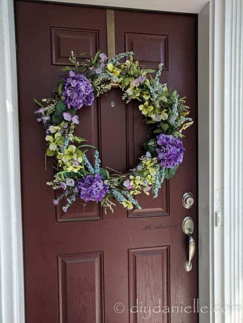 A subtle, but clear no soliciting sign on the front door.