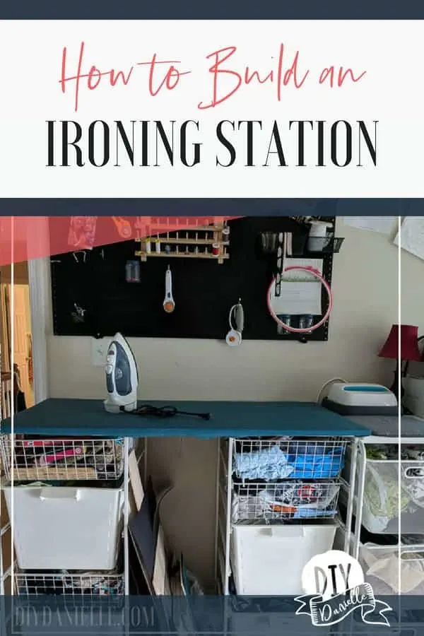 How to make an ironing station for your sewing room.