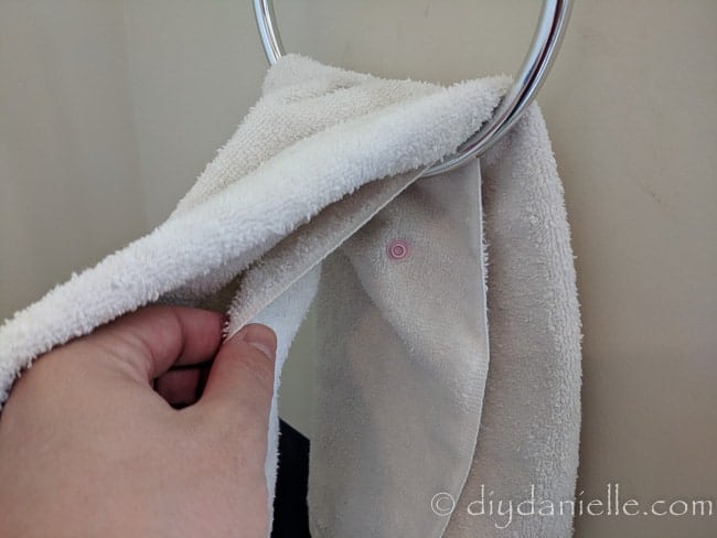 Keep Your Hanging Hand Towels From Falling With TikTok's Genius Trick