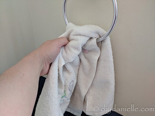 Hanging Dish Towel Hack - Make