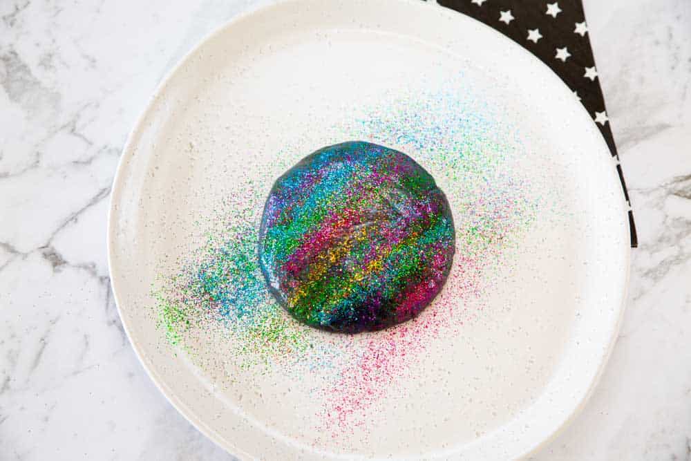 Galaxy playdough for gifts.