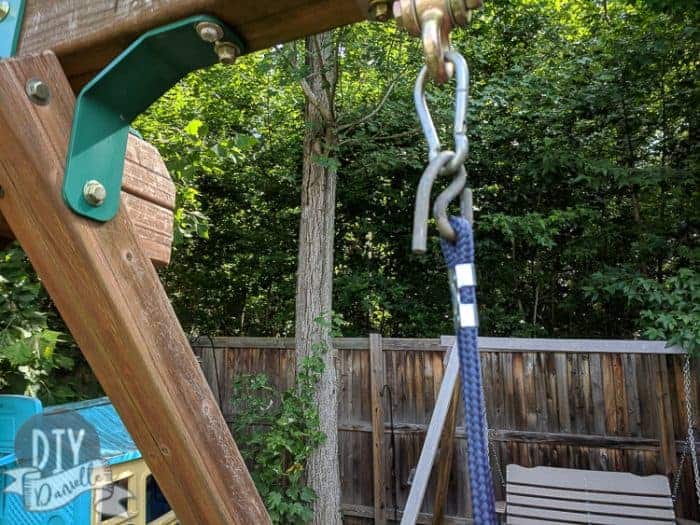 How to Replace the Rope on an Outdoor Baby Swing DIY Danielle®