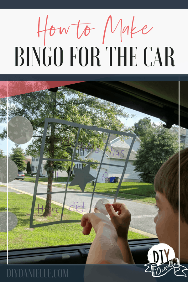 Learn how to make a Bingo game for kids to play in the car! Get children off the electronics and paying attention to their surroundings while you drive!