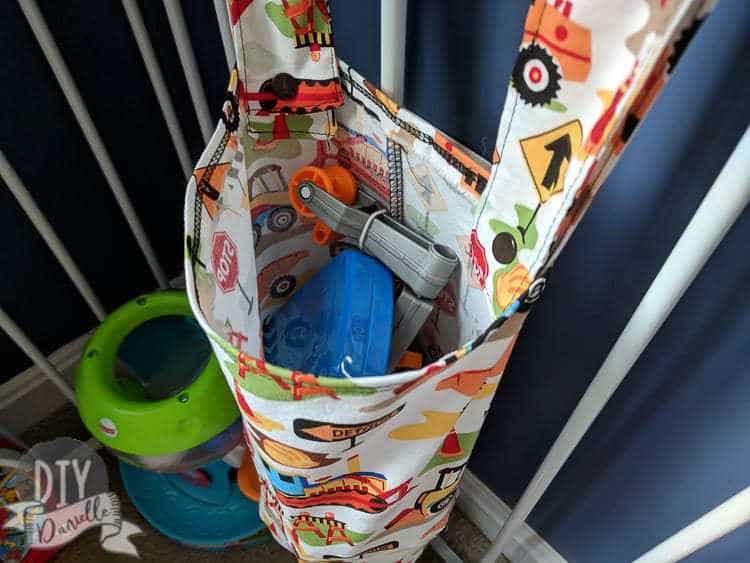 Diy hanging toy store storage