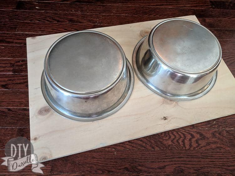 DIY Dog Bowl Stand  Concrete & Wood — MAKER GRAY