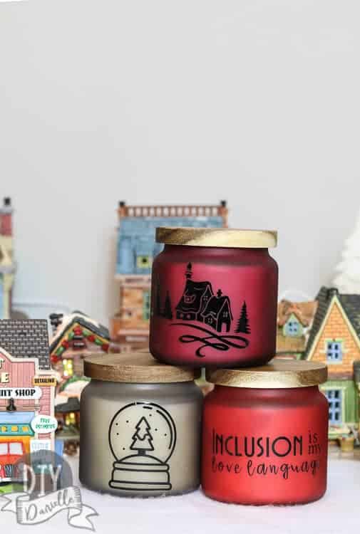 Lovely gift for special education teachers. 'Inclusion is my love language' is my favorite candle design. Learn how to make them!