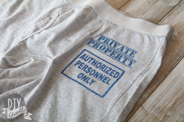 "Private Property: Authorized Personnel Only" Boxer Briefs