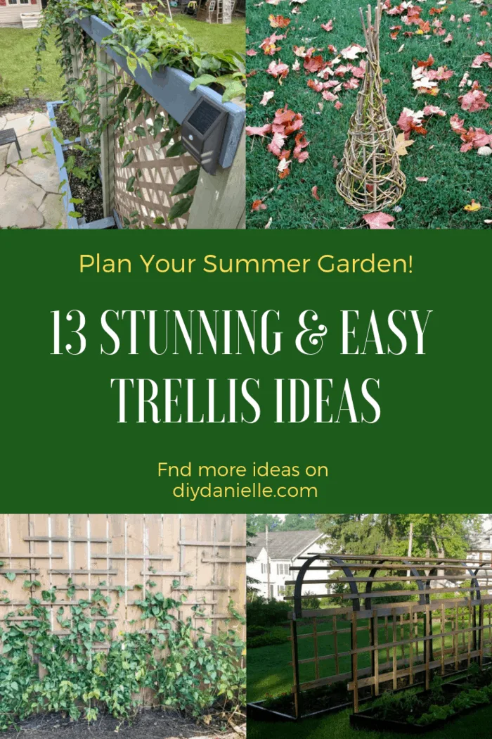 Here are 13 Stunning & Easy Garden Trellis Ideas for 2019!