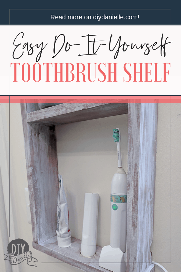 Tips for how to build a simple shelf for your electric toothbrush and its charging base.