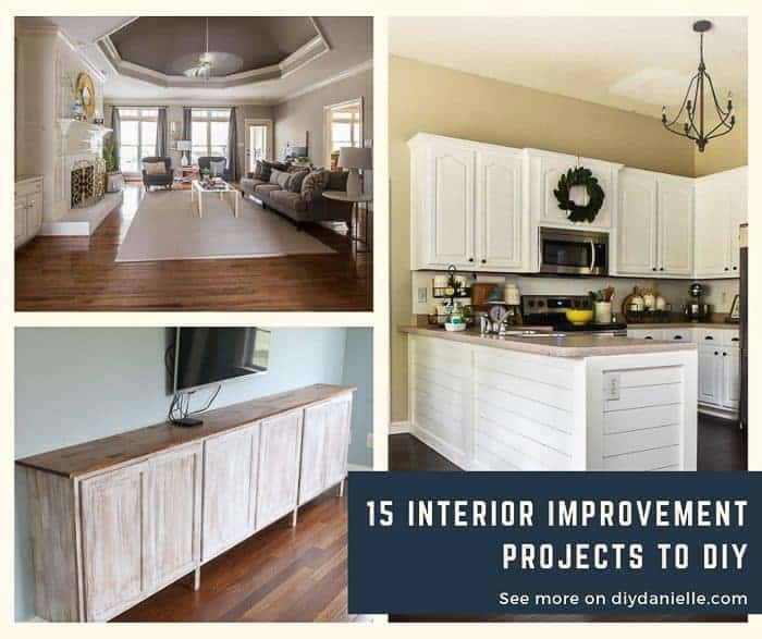 Interior home improvement projects that you can DIY for your home.
