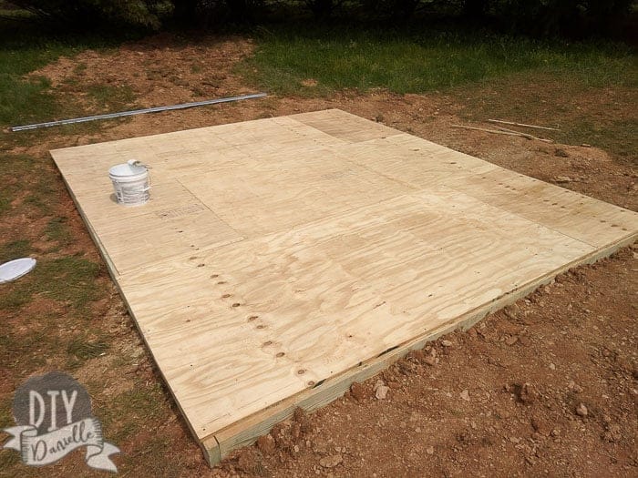 How to Build a Shed Base DIY Danielle®