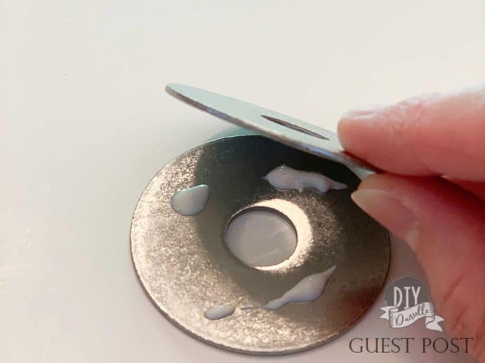 Glue two or more washers together.