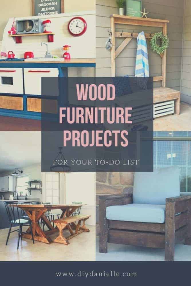 Wood furniture projects to put on your to-do list. Learn how to create these fantastic DIY's with detailed tutorials. 