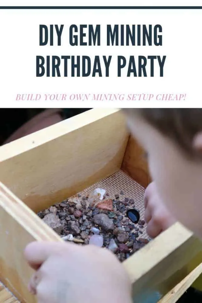 This DIY Mining Setup is great for parties or as an educational activity. It's also a great way to use scrap wood! #woodworking #kids #mining #diy
