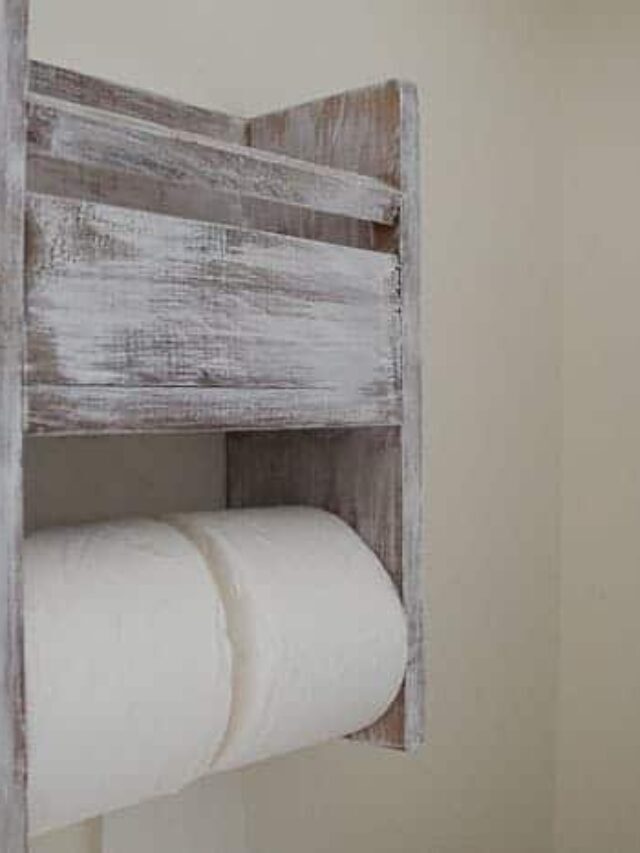 DIY Toilet Paper Holder Story
