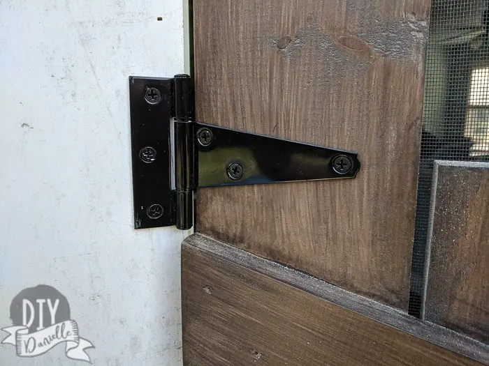 Farmhouse gate hinges for the screen door... x3. 
