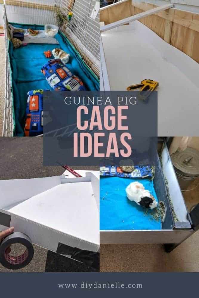 Cage ideas for guinea pigs. Here are some cages you can make or buy for your cavy. Tips for cage setup. 
