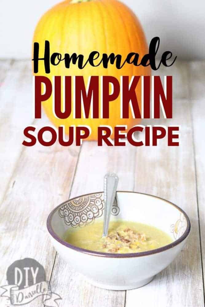 Take those home grown pumpkins and make fresh pumpkin soup. They're awesome served with bacon bits and cheese!