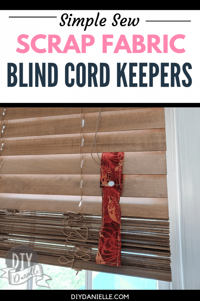 DIY Cord Keeper for the Blinds - DIY Danielle®