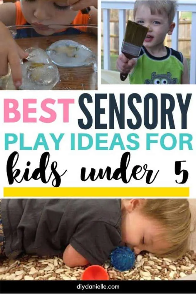Best sensory play ideas for kids under 5! Check out these fun ideas for your baby, toddler, or preschooler.