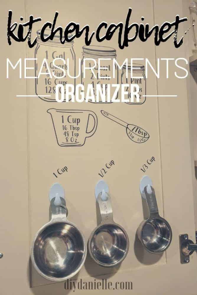 Kitchen Cabinet Organizing-Measuring Cups & Spoons - Dogs & Design