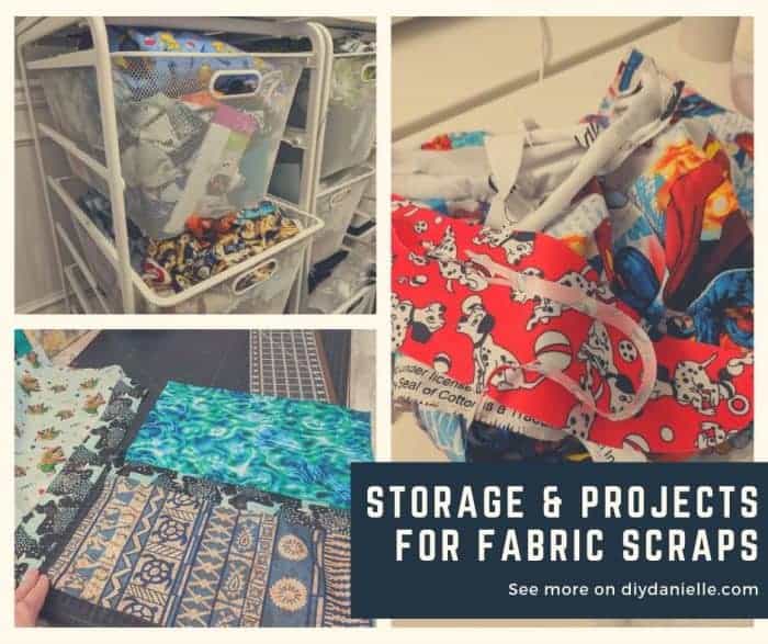 Ways to store, use and recycle fabric scraps and remnants!