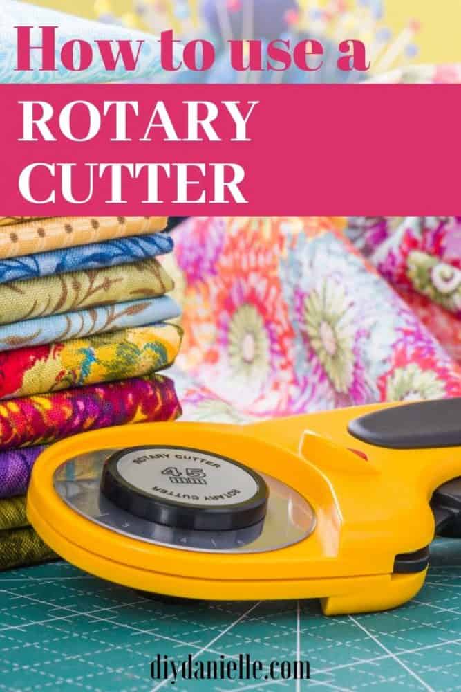 Learn how to a use a rotary cutter to help make sewing faster and easier- as well as the safety rules important to using one!