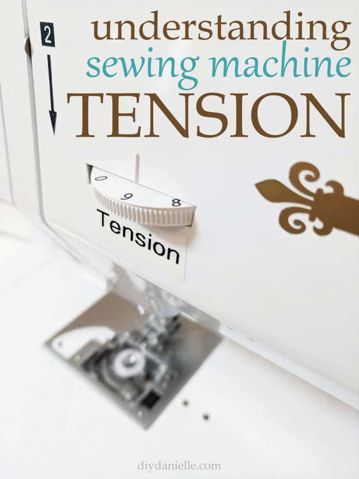Understanding sewing machine tension. One of the most important things to know about your sewing machine is how to adjust the tension dial and WHY.