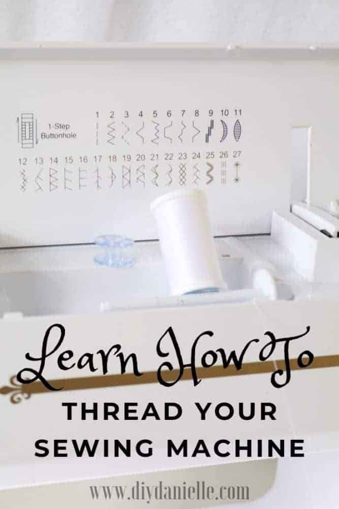 Tutorial on how to thread your sewing machine. This in-depth tutorial will get you started threading your upper thread and bobbin. Includes a video tutorial.