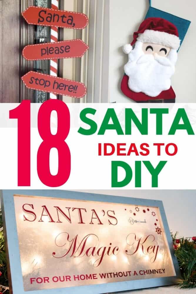 18 Santa Claus ideas to DIY for your holiday decor!