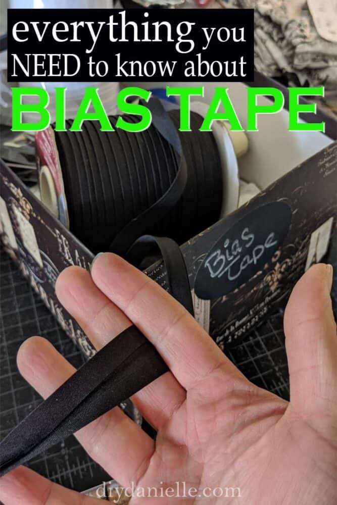 Everything you need to know about bias tape: how to sew it on, how to make your own, and more!