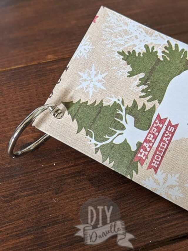 DIY Folding Gift Tags Story