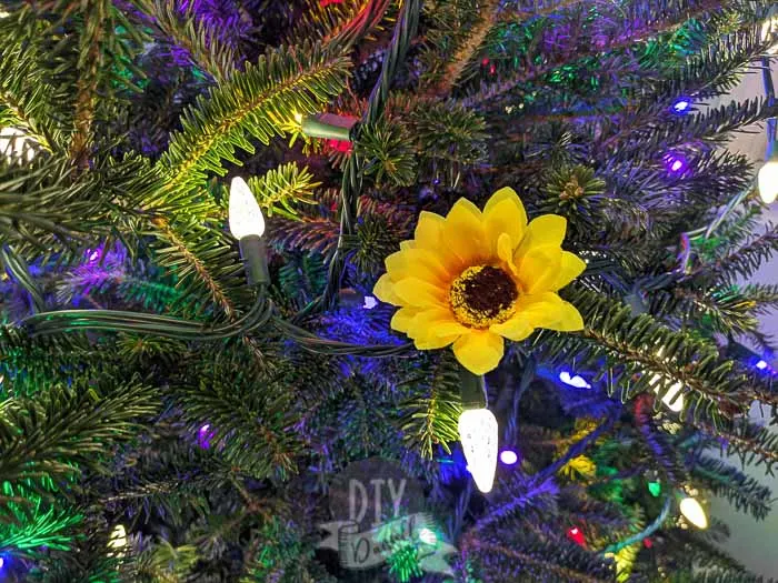 How To Make A Sunflower Christmas Tree Diy Danielle