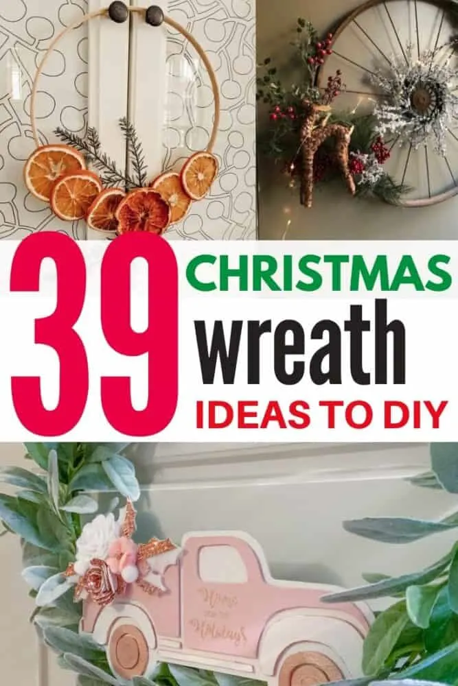 39 Christmas Wreath Ideas that are easy to DIY!
