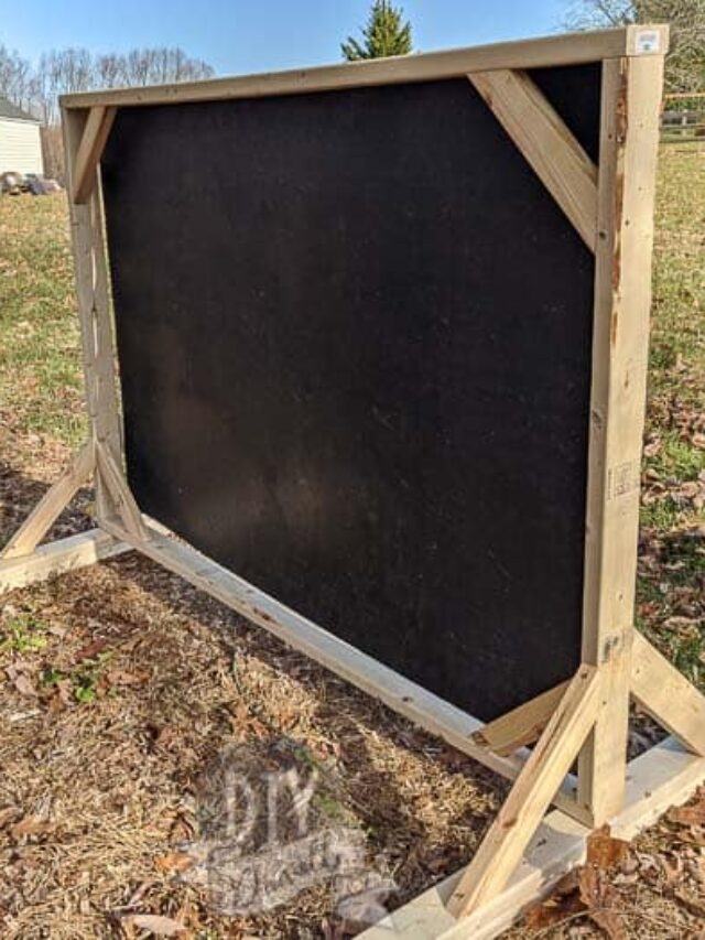 How to Make An Archery Backstop