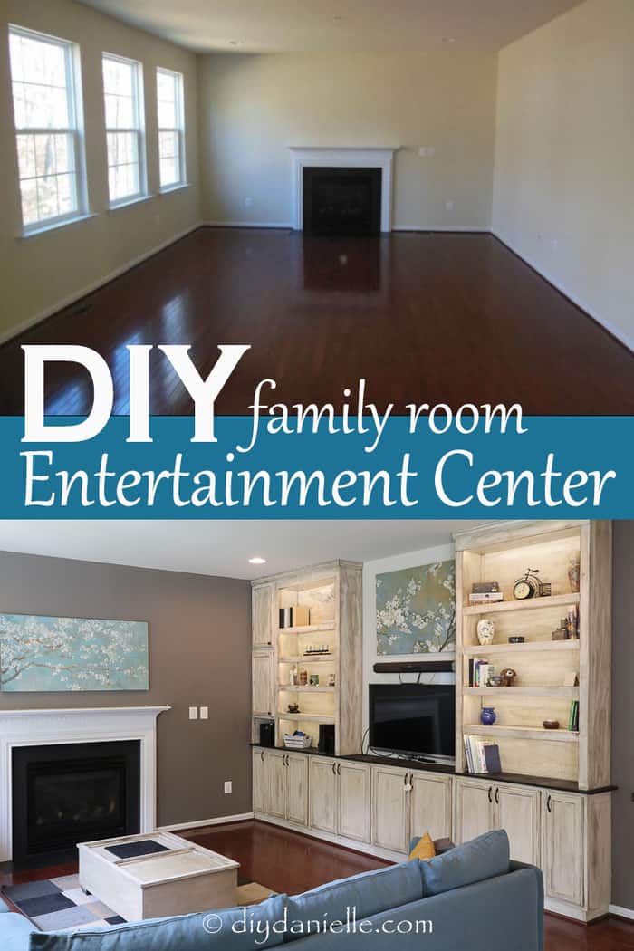 DIY Entertainment Center with Farmhouse Appeal - DIY Danielle®