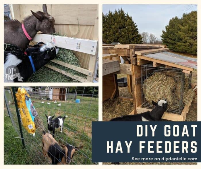 diy goat hay feeder