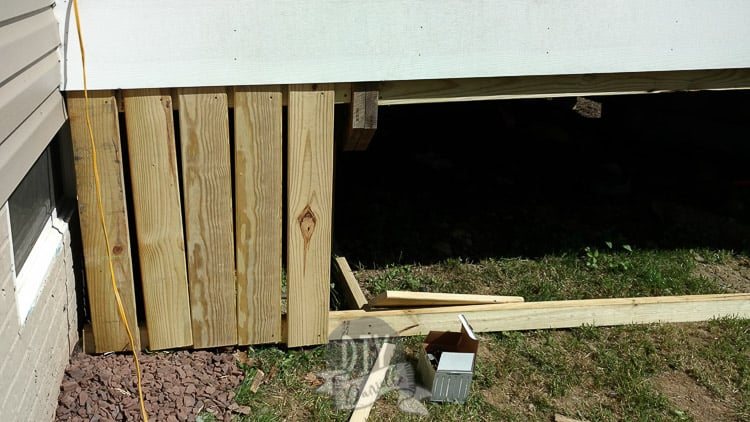 DIY Deck Skirting to Hide Under Your Deck - DIY Danielle®